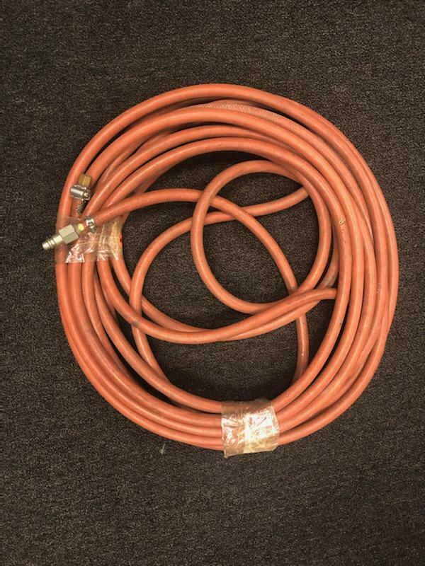 50ft Lightweight Hybrid Polymer 3/8" Air Hose Aircraft Aluminum End Flexible Shop Aviation Store