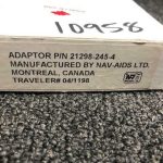 Over 10 million line items available today.. - AIRCRAFT ADAPTOR P/N 21298-245-4 NE COND # 10958