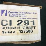 Over 10 million line items available today.. - ANTENNA CI 291 S/N 127503 NE # 11135