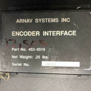 ARNAV SYSTEMS ENCODER INTERFACE P/N 453-0510 REP TAG  # 12505