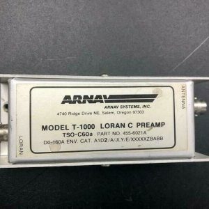 ARNAV T-1000 Loran C Preamp Antenna TSO-C60A P/N 455-6021 USED # 12511