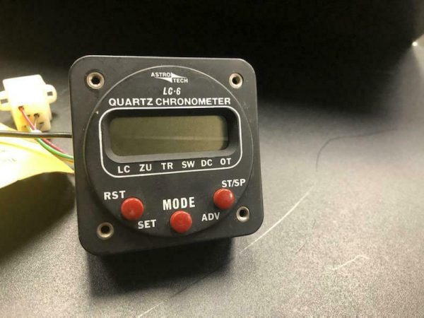ASTRO TECH QUARTZ CHRONOMETER MODEL LC-6 P/N AT660100 SV TAG # 12320