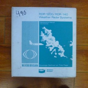 BENDIX RDR-1200/RDR-140 WEATHER RADAR SYSTEMS MAINTENANCE MANUAL