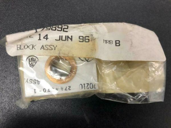 Over 10 million line items available today.. - BLOCK ASSY P/N 2744870-1 OEM PK NE COND # 8033 (21)
