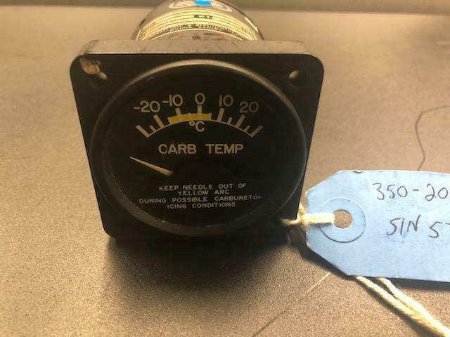Over 10 million line items available today.. - CESSNA CARB, AIR TEMP P/N 350-205 USED # 12287 CESSNA CARB, AIR TEMP P/N 350-205 USED # 12287 - Image 3