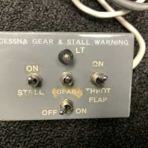 - Shop CESSNA GEAR & STALL WARNING TESTER SWITCH USED # 12427