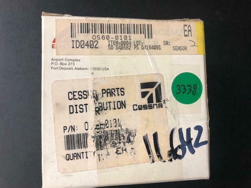 Over 10 million line items available today.. - CESSNA OVERVOLTAGE SENSOR P/N OS60-0101 NS COND # 11642 CESSNA OVERVOLTAGE SENSOR P/N OS60-0101 NS COND # 11642 - Image 5