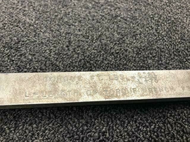 Over 10 million line items available today.. - CESSNA TORQUE WRENCH PROPELLER P/N 5090006-5 USED # 12794 CESSNA TORQUE WRENCH PROPELLER P/N 5090006-5 USED # 12794 - Image 4