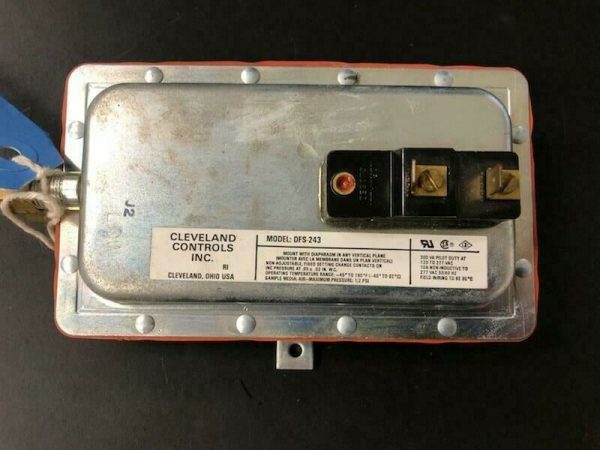 Over 10 million line items available today.. - CLEVELAND CONTROLS DFS-243 AIR FLOW SWITCH # 10964/27195