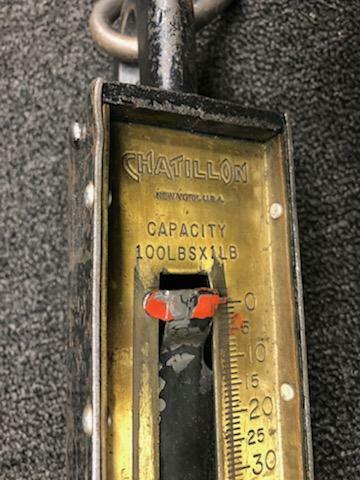 Over 10 million line items available today.. - Chatillon IronClad Type 160 Linear Hanging Scale 0-100Lbs X 2 Heavy Duty #10910 Chatillon IronClad Type 160 Linear Hanging Scale 0-100Lbs X 2 Heavy Duty #10910 - Image 3