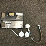 EATON  HIGH PRESSURE AIR GAUGE (3)  WITH METAL CASE USED   #  10943 - Image 2