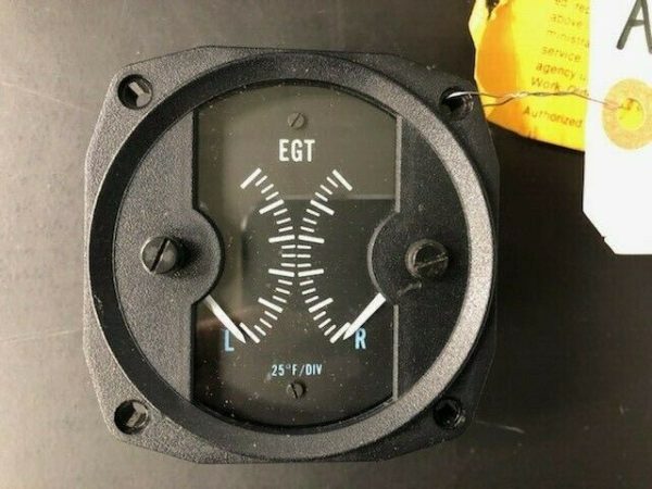 EGT GAUGE AC 401 204-21A IND REPAIRED COND # 22706/27206
