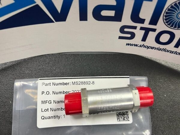 FASTENER-VALVE-PN-MS28892-8-NS-COND-27311-295150449488