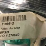 Over 10 million line items available today.. - FILTER AIR MAG P/N 1396-2 NE COND # 11483 (2)