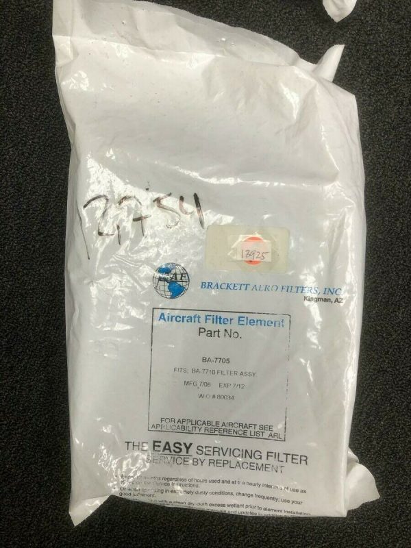 Over 10 million line items available today.. - FILTER ELEMENT P/N BA-7705 NS COND # 12754 (2)