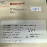 FUSE ( HONEYWELL TRACE )  P/N 345-003-9014 NE COND #  3901 (10) - Image 3