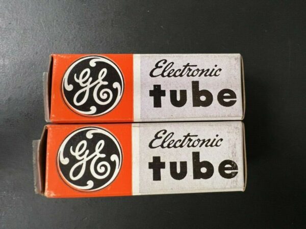 GE ELECTRONIC TUBE P/N 6AU8A ( LOT OF 2 UNITS)  NS COND # 12892