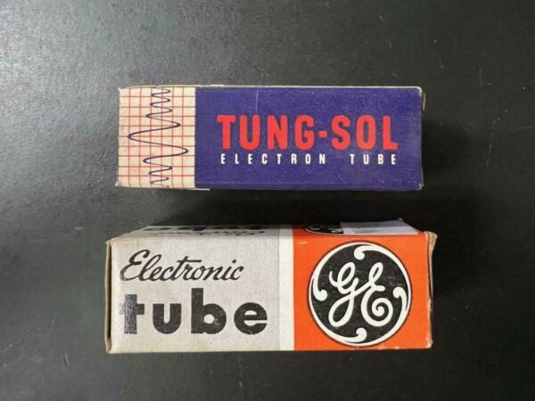 GE & TUNG-SOL ELECTRON TUBE P/N 12EZ6 (LOT OF 2 UNITS)  NS COND # 12967