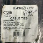 Over 10 million line items available today.. - HI-LINE CABLE TIES CT21B BLACK NEW COND PK OF 6 UNITS #27282