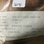 Over 10 million line items available today.. - HONEYWELL BEARING P/N 107H4333-1 NE COND # 11456 / 11500 (11)
