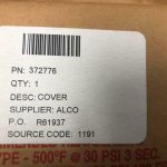 Over 10 million line items available today.. - HONEYWELL COVER P/N 372776 NE COND # 11440 (9)