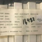 Over 10 million line items available today.. - HONEYWELL MASK P/N 140162-901 NE COND # 11482 (5)