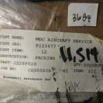 Over 10 million line items available today.. - HONEYWELL PACKING P/N J228P020 NS COND # 11514 (60)