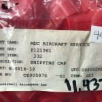 Over 10 million line items available today.. - HONEYWELL SHIPPING CAP P/N NAS814-10 NE COND # 11432 (202)