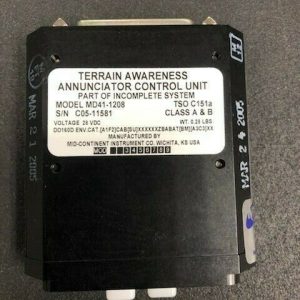 I.C. ANNUN TERRAIN AWARE P/N MD41-1208  NS COND # 9532