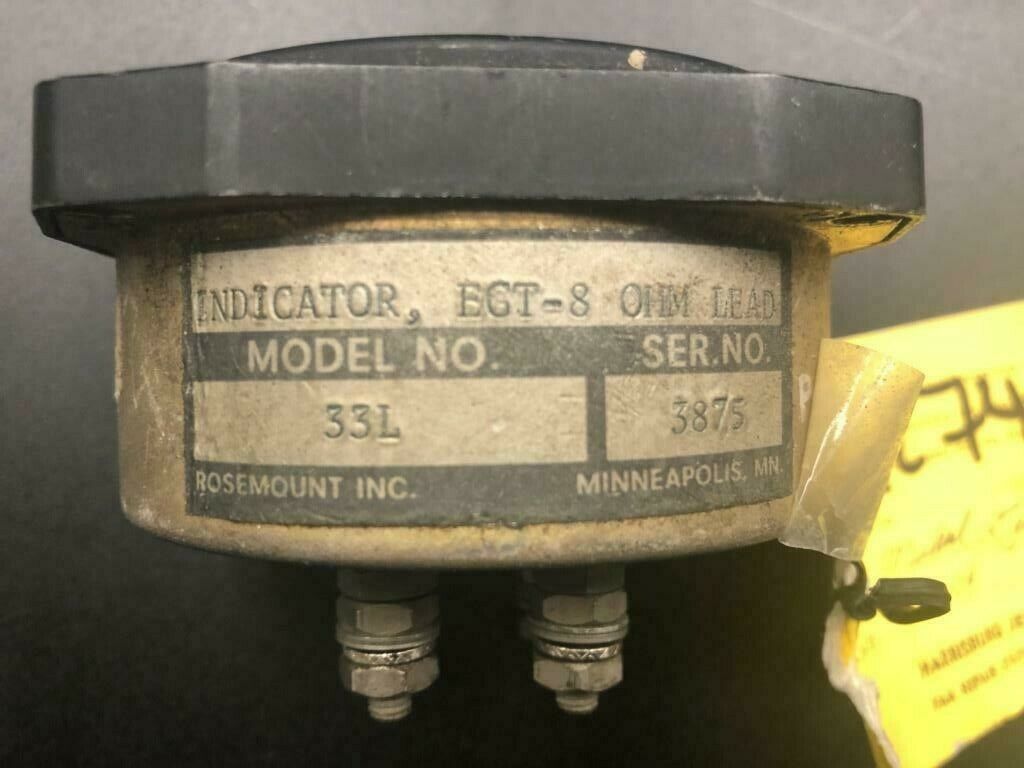 Over 10 million line items available today.. - INDICATOR EGT-8 OHM LEAD MODEL 33L SV TAG # 12274 INDICATOR EGT-8 OHM LEAD MODEL 33L SV TAG # 12274 - Image 3