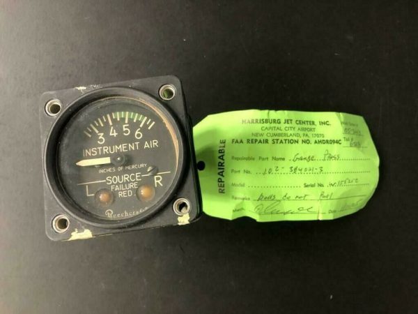 Over 10 million line items available today.. - INSTRUMENT AIR PRESS LITED /PRESSURE GAUGE P/N 102-384021-3 REP TAG # 10952