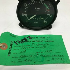 KEYSTONE INSTRUMENTS TACHOMETER P/N C668020-0221RX REP TAG  # 12282