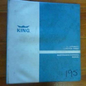 KING KDF 800 AUTOMATIC DIRECTION FINDER MAINTENANCE MANUAL  INV# 195