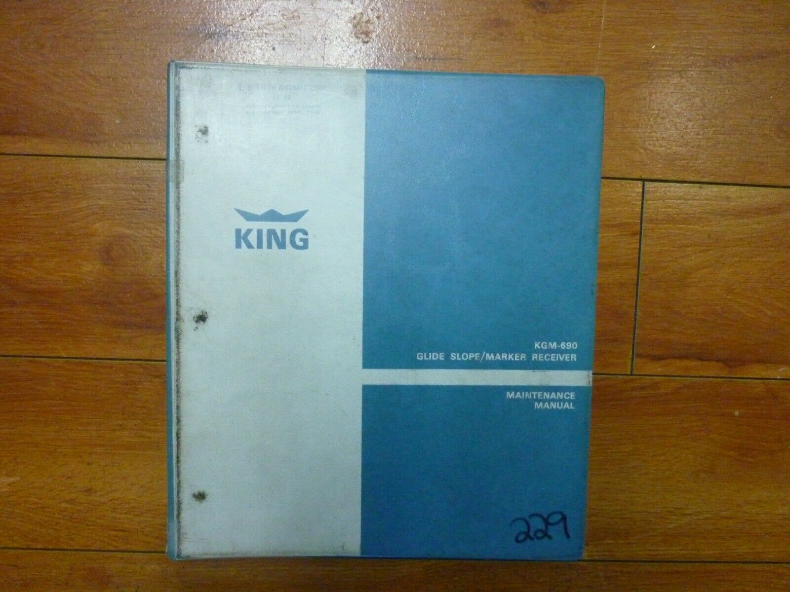 Over 10 million line items available today.. - KING KGM-690 GLIDESLOPE/ MARKER RECEIVER MAINTENANCE MANUAL KING KGM-690 GLIDESLOPE/ MARKER RECEIVER MAINTENANCE MANUAL