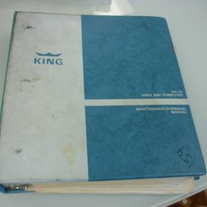 KING KN74 AREA NAV COMPUTER MAINTENANCE/OVERHAUL MANUAL