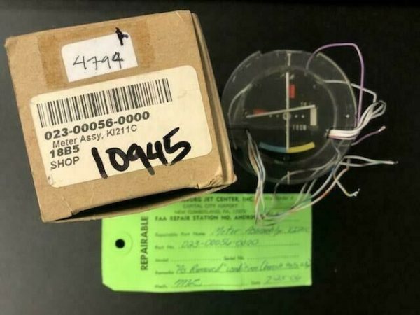 Over 10 million line items available today.. - METER ASSY P/N 023-00056-0000 AR COND -SVR TAG # 10945