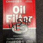 Over 10 million line items available today.. - OIL FILTER P/N CH48108-1 NE COND # 11546 (8)/ 11544/23147