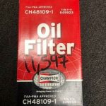 Over 10 million line items available today.. - OIL FILTER P/N CH48109-1 FN COND 8130-3 # 11547 (2)