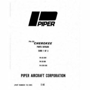 PIPER CHEROKEE PA-32, 260, 300, R-300 MANUAL