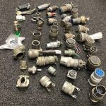 Over 10 million line items available today.. - PLUGS & CONNECTORS (LOT OF ASSORTED 46 UNITS) USED # 11973