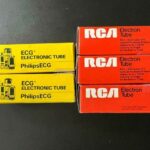 RCA & PHILIPS ECG ELECTRON TUBE P/N 6GH8A ( LOT OF 5 UNITS) NS COND # 10393 - Image 2