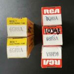 RCA & PHILIPS ECG ELECTRON TUBE P/N 6GH8A ( LOT OF 5 UNITS) NS COND # 10393 - Image 3