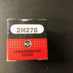Over 10 million line items available today.. - RCA SEMICONDUCTOR DEVICE P/N 2N278 NS COND # 13231 (2)