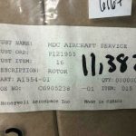 Over 10 million line items available today.. - ROTOR P/N A1554-01 (HONEYWELL) NE COND # 11382 (2)