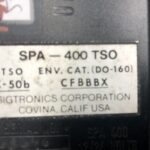 SIGTRONICS INTERCOM P/N SPA-400TSO USED COND # 12507 - Image 4