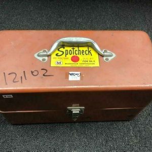 - Shop SPOT CHECK KIT (NOTE SOME OF THE CANS ARE EMPTY) METAL BOX #12102