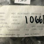 Over 10 million line items available today.. - SPRING (REGULATOR VALVE) CESSNA P/N 2487942 NE COND # 10660 (37)