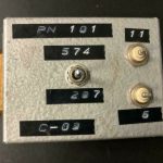 Over 10 million line items available today.. - SWITCH TEST UNIT P/N 101-11 USED # 12423