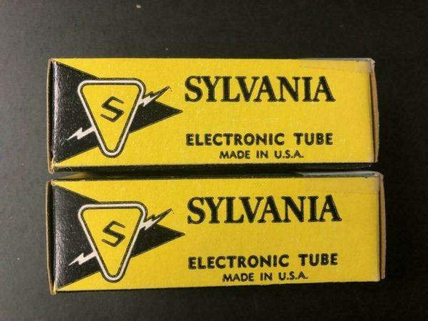 SYLVANIA ELECTRONIC TUBE P/N 12BZ6 ( LOT OF 2 UNITS)  NS COND # 12950