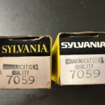 SYLVANIA ELECTRONIC TUBE P/N 7059 NS COND (LOT OF 2 UNITS)  # 13041-13103 - Image 3